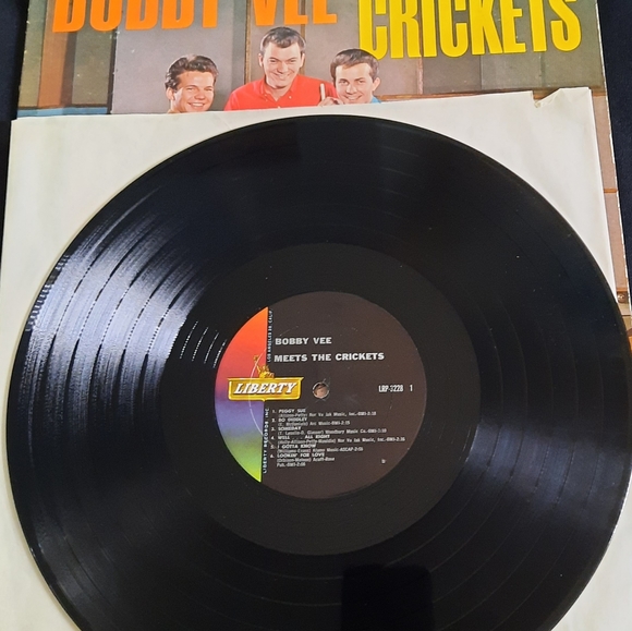 Bobby Vee- Meets The Crickets, Mono Vinyl LP, 1963 - Picture 6 of 9